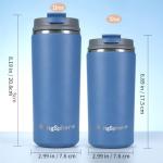 MingSphere 12 oz Insulated Travel Coffee Mug