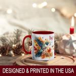 Hummingbird and Butterfly Fall Coffee Mug
