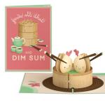 3D Dim Sum Pop-Up Love Greeting Card