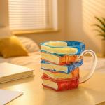 3D Book Mug - Perfect Gift for Book Lovers