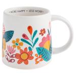 Karma 14 oz Shelly Mug - Cute Ceramic Cup
