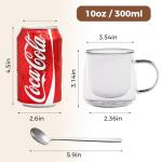 Insulated Double Wall Latte Glasses Set of 4