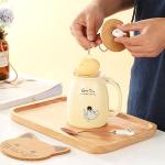 Kawaii Cat Tea Cup with Infuser and Lid