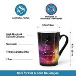Pisces Heat Changing Constellation Coffee Mug 12oz