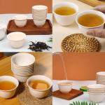 Wheat Straw Mini Portion Cups - 50 Pack