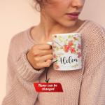 Custom Bougainvillea Ceramic Mug for Any Occasion