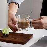 Insulated Double Wall Latte Glasses Set of 4