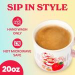 Silver Buffalo Strawberry Shortcake Ceramic Camper Mug