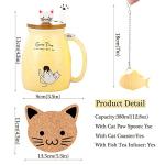 Kawaii Cat Tea Cup with Infuser and Lid