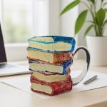 3D Book Mug - Perfect Gift for Book Lovers
