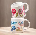 Karma 14 oz Shelly Mug - Cute Ceramic Cup