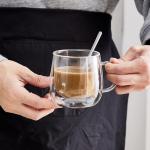 Insulated Double Wall Latte Glasses Set of 4