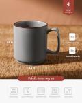 Famiware Nebula Dark Gray Coffee Mugs Set of 4
