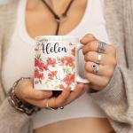 Custom Bougainvillea Ceramic Mug for Any Occasion