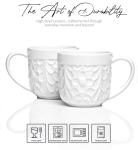 Nature-Inspired Ceramic Espresso Cups Set of 2