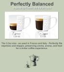 Nature-Inspired Ceramic Espresso Cups Set of 2