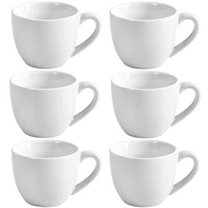 Mini Porcelain Espresso Cup - 3 Ounces White