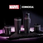 Corkcicle Classic Coffee Mug - Triple Insulated Stainless Steel for Travel - Shatter-Proof Lid - Keeps Drink Hot Over 3 Hours - Holiday Mug Gift - Great for Gifting Warmth - 16 oz - Black Panther