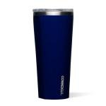 Corkcicle Classic Triple Insulated Coffee Mug with Lid, Gloss Midnight Navy, 24 oz – Stainless Steel Travel Tumbler Keeps Beverages Cold 9+hrs, Hot 3hrs – Cupholder Friendly Travel Coffee Tumbler