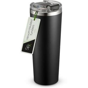 SIPX™ 22 oz Insulated Travel Mug - Black