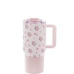 Wildrose Ceramic-Lined Insulated Travel Coffee Mug