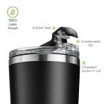 SIPX™ 22 oz Insulated Travel Mug - Black