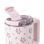 Wildrose Ceramic-Lined Insulated Travel Coffee Mug