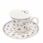 Vintage Floral Tea Cup and Saucer Set