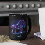 Personalized Horse Coffee Mug for Animal Lovers