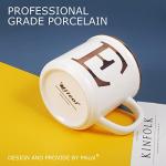 Personalized Monogram Coffee Mug with Golden Initial