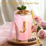 Personalized Ceramic Coffee Mug with Lid
