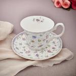 Vintage Floral Tea Cup and Saucer Set