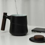 Retro Ceramic Tea Cup with Infuser and Lid