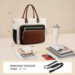 Teacher Tote Bag with Cup Holder for Work