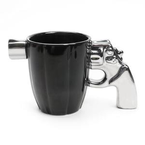 Gun Shaped Revolver Coffee Mug for Men and Women