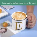 Personalized Monogram Coffee Mug with Golden Initial