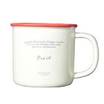 Minimalist White Coffee Mug with Text Design