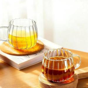 Cute Clear Pumpkin Coffee Mug for Halloween
