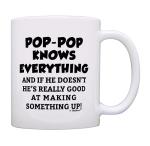 Funny Grandpa "Knows Everything" Coffee Mug 11oz