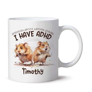 Funny Personalized Hamster Tea Mug for Animal Lovers