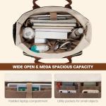 Teacher Tote Bag with Cup Holder for Work