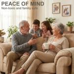 Set of 4 Nature-Inspired 16 Oz Ceramic Mugs