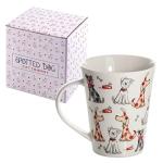 Cute Dog Mug for Animal Lovers, 12.2 oz