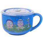 Rick and Morty Ceramic Soup Mug with Lid