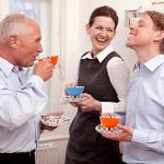 Butterfly Fine Bone China Coffee Mug and Saucer