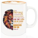Inspirational Scripture Ceramic Mug for Men
