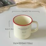 Minimalist White Coffee Mug with Text Design