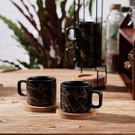 LUKA Stackable Porcelain Espresso Cup Set of 4