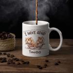 Funny Personalized Hamster Tea Mug for Animal Lovers