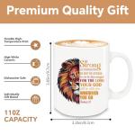 Inspirational Scripture Ceramic Mug for Men